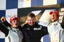 Button, Brawn & Barrichello